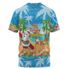 Australia Christmas Custom T-shirt - Have A Very Beachy Chrissie Xmas T-shirt