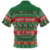 Australia Christmas Custom Hawaiian Shirt - Merry BBQMax Let It Smoke Hawaiian Shirt