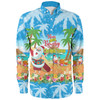 Australia Christmas Custom Long Sleeve Shirt - Have A Very Beachy Chrissie Xmas Long Sleeve Shirt