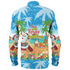 Australia Christmas Custom Long Sleeve Shirt - Have A Very Beachy Chrissie Xmas Long Sleeve Shirt