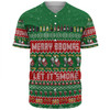 Australia Christmas Custom Baseball Shirt - Merry BBQMax Let It Smoke Baseball Shirt