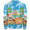 Australia Christmas Custom Sweatshirt - Have A Very Beachy Chrissie Xmas Sweatshirt