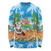 Australia Christmas Custom Long Sleeve T-shirt - Have A Very Beachy Chrissie Xmas Long Sleeve T-shirt