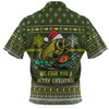 Australia Christmas Fishing Custom Polo Shirt - We Fish You A Merry Christmas Polo Shirt