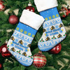 Gold Coast Titans Christmas Stocking - Special Ugly Christmas Stocking