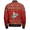 Australia Christmas Fishing Custom Bomber Jacket - All I Want For Christmas Is A Big Bass Bomber Jacket