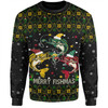 Australia Christmas Fishing Custom Sweatshirt - Merry Fishmas Fishing Ugly Christmas Sweatshirt