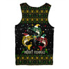 Australia Christmas Fishing Custom Men Singlet - Merry Fishmas Fishing Ugly Christmas Men Singlet