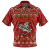 Australia Christmas Fishing Custom Polo Shirt - All I Want For Christmas Is A Big Bass Polo Shirt