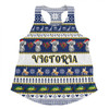 Victoria Big Things Christmas Custom Women Racerback Singlet - Giant Koala And Murray Cod Women Racerback Singlet