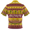 Queensland Big Things Christmas Custom Zip Polo Shirt - The Big Pineapple Zip Polo Shirt
