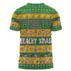 Australia Chrissie For Kids Christmas Custom T-shirt - Wish You A Beachy Xmas T-shirt