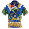 Parramatta Eels Christmas Custom Polo Shirt - Parramatta Eels Santa Aussie Big Things Christmas Polo Shirt