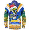 Parramatta Eels Christmas Custom Long Sleeve Shirt - Parramatta Eels Santa Aussie Big Things Christmas Long Sleeve Shirt