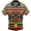 Australia Christmas Aboriginal Custom Hawaiian Shirt - Aboriginal Dreamtime Wangkarnal Crows Hawaiian Shirt