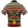 Australia Christmas Aboriginal Custom Hawaiian Shirt - Aboriginal Dreamtime Wangkarnal Crows Hawaiian Shirt