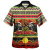 Australia Christmas Aboriginal Custom Hawaiian Shirt - Aboriginal Dreamtime Wangkarnal Crows Hawaiian Shirt