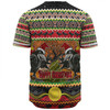 Australia Christmas Aboriginal Custom Baseball Shirt - Aboriginal Dreamtime Wangkarnal Crows Baseball Shirt