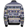 Victoria Christmas Custom Bomber Jacket - Happy Chrissie Ugly Style Bomber Jacket