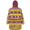 Queensland Christmas Custom Snug Hoodie - Happy Chrissie Ugly Style Snug Hoodie