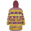 Queensland Christmas Custom Snug Hoodie - Happy Chrissie Ugly Style Snug Hoodie