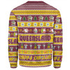 Queensland Christmas Custom Sweatshirt - Happy Chrissie Ugly Style Sweatshirt
