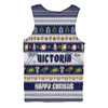 Victoria Christmas Custom Men Singlet - Happy Chrissie Ugly Style Men Singlet