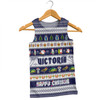 Victoria Christmas Custom Men Singlet - Happy Chrissie Ugly Style Men Singlet