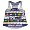 Victoria Christmas Custom Women Racerback Singlet - Happy Chrissie Ugly Style Women Racerback Singlet