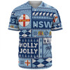 New South Wales Christmas Baseball Shirt - Holly Jolly Chrissie Baseball Shirt