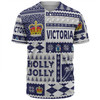 Victoria Christmas Baseball Shirt - Holly Jolly Chrissie Baseball Shirt