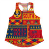 South Australia Christmas Women Racerback Singlet - Holly Jolly Chrissie Women Racerback Singlet