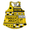 Western Australia Christmas Women Racerback Singlet - Holly Jolly Chrissie Women Racerback Singlet