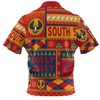 South Australia Christmas Zip Polo Shirt - Holly Jolly Chrissie Zip Polo Shirt