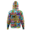 Australia Hoodie - Australia's Iconic Big Things Postage Stamps Style Hoodie