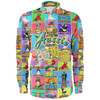 Australia Long Sleeve Shirt - Australia's Iconic Big Things Postage Stamps Style Long Sleeve Shirt