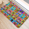 Australia Doormat - Australia's Iconic Big Things Postage Stamps Style Doormat