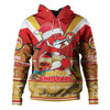 Redcliffe Dolphins Christmas Custom Hoodie - Redcliffe Dolphins Santa Aussie Big Things Hoodie