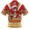 Redcliffe Dolphins Christmas Custom Hawaiian Shirt - Redcliffe Dolphins Santa Aussie Big Things Hawaiian Shirt