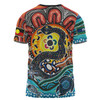 Australia Rainbow Serpent Aboriginal T-shirt - Dreamtime Rainbow Serpent T-shirt