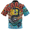 Australia Rainbow Serpent Aboriginal Hawaiian Shirt - Dreamtime Rainbow Serpent Hawaiian Shirt