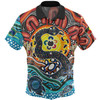 Australia Rainbow Serpent Aboriginal Hawaiian Shirt - Dreamtime Rainbow Serpent Hawaiian Shirt