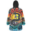 Australia Rainbow Serpent Aboriginal Snug Hoodie - Dreamtime Rainbow Serpent Snug Hoodie