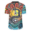 Australia Rainbow Serpent Aboriginal Rugby Jersey - Dreamtime Rainbow Serpent Rugby Jersey