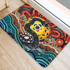 Australia Rainbow Serpent Aboriginal Doormat - Dreamtime Rainbow Serpent Doormat