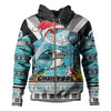 Cronulla-Sutherland Sharks Christmas Custom Hoodie - Sharks Santa Aussie Big Things Hoodie