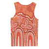 Australia Aboriginal Men Singlet - Dot painting illustration in Aboriginal style Orange Men Singlet