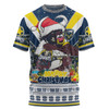 North Queensland Cowboys Christmas Custom T-shirt - North Queensland Cowboys Santa Aussie Big Things T-shirt