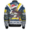 North Queensland Cowboys Christmas Custom Bomber Jacket - North Queensland Cowboys Santa Aussie Big Things Bomber Jacket