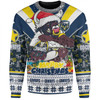North Queensland Cowboys Christmas Custom Sweatshirt - North Queensland Cowboys Santa Aussie Big Things Sweatshirt